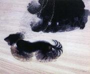 giacomo balla dynamism of a dog on a leash France oil painting artist